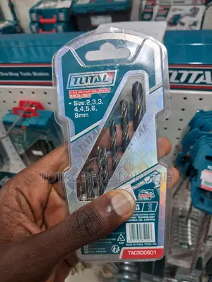 8 Pcs Hss Twist Drill Bits Set