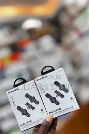 Porodo Audix Pro Lavalier Dual Microphone