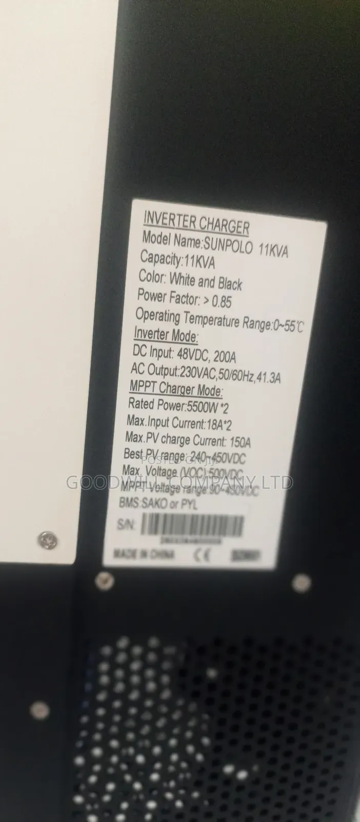 11kva 11000w 48v Sako Hybrid Inverter