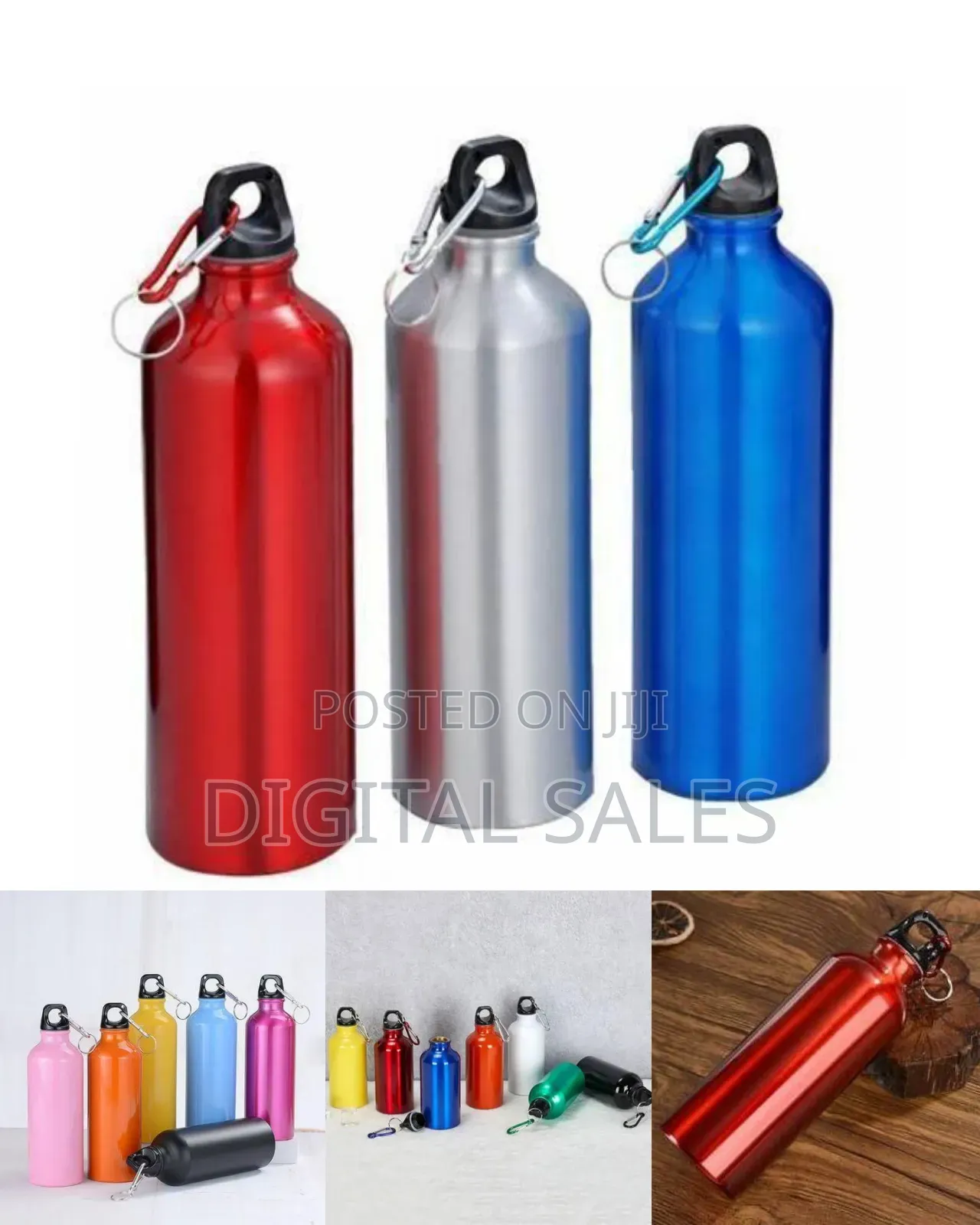 Colorful Aluminum Sports Water Bottles