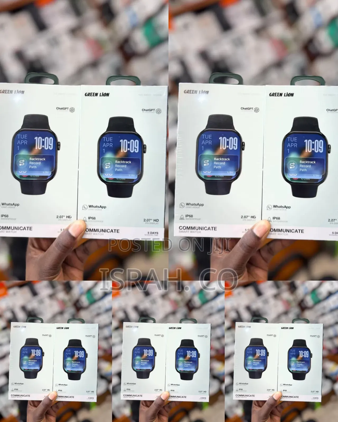 Green Lion Communicate Smart Watch With Whatsapp Chat Voice-