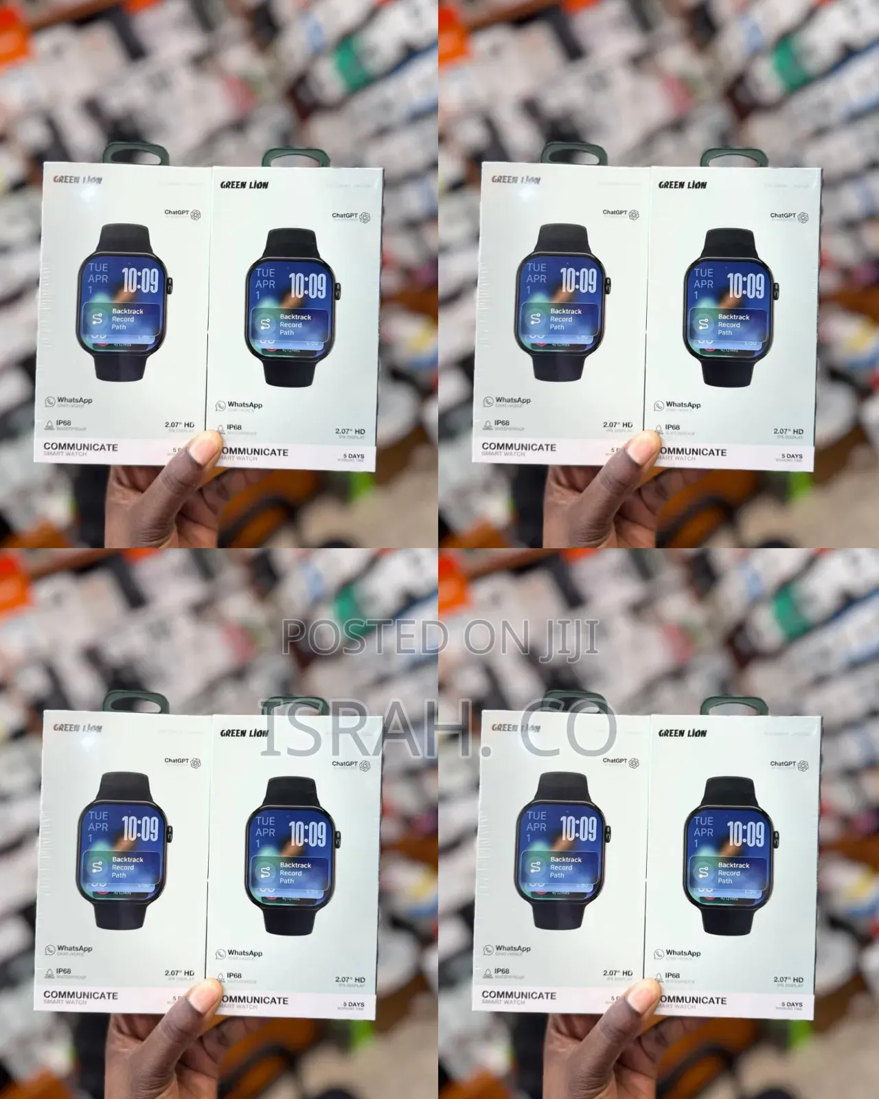 Green Lion Communicate Smart Watch With Whatsapp Chat Voice-