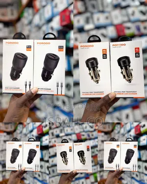 Porodo 95w Car Charger With 0.9m Lightning Cable