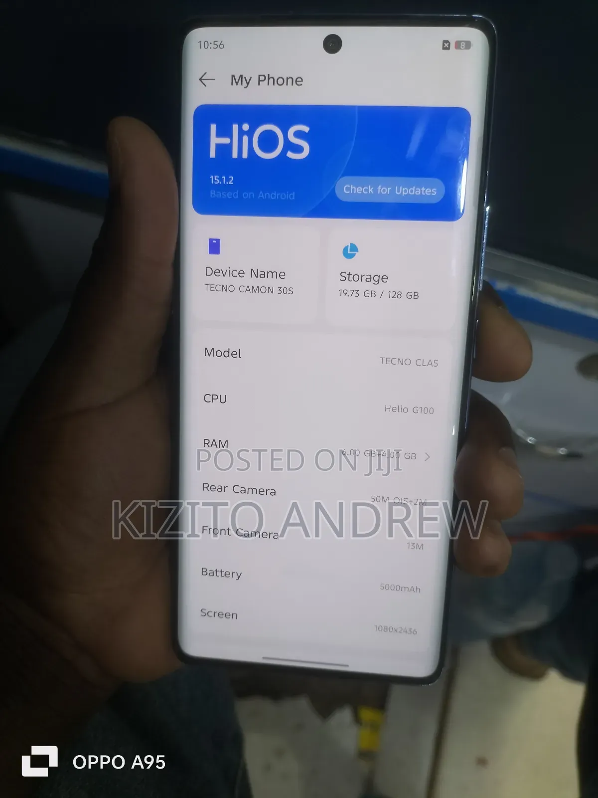 Tecno Camon 30S 128 GB Blue