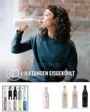 Sleek Stainless Steel All Day Slim Bottle