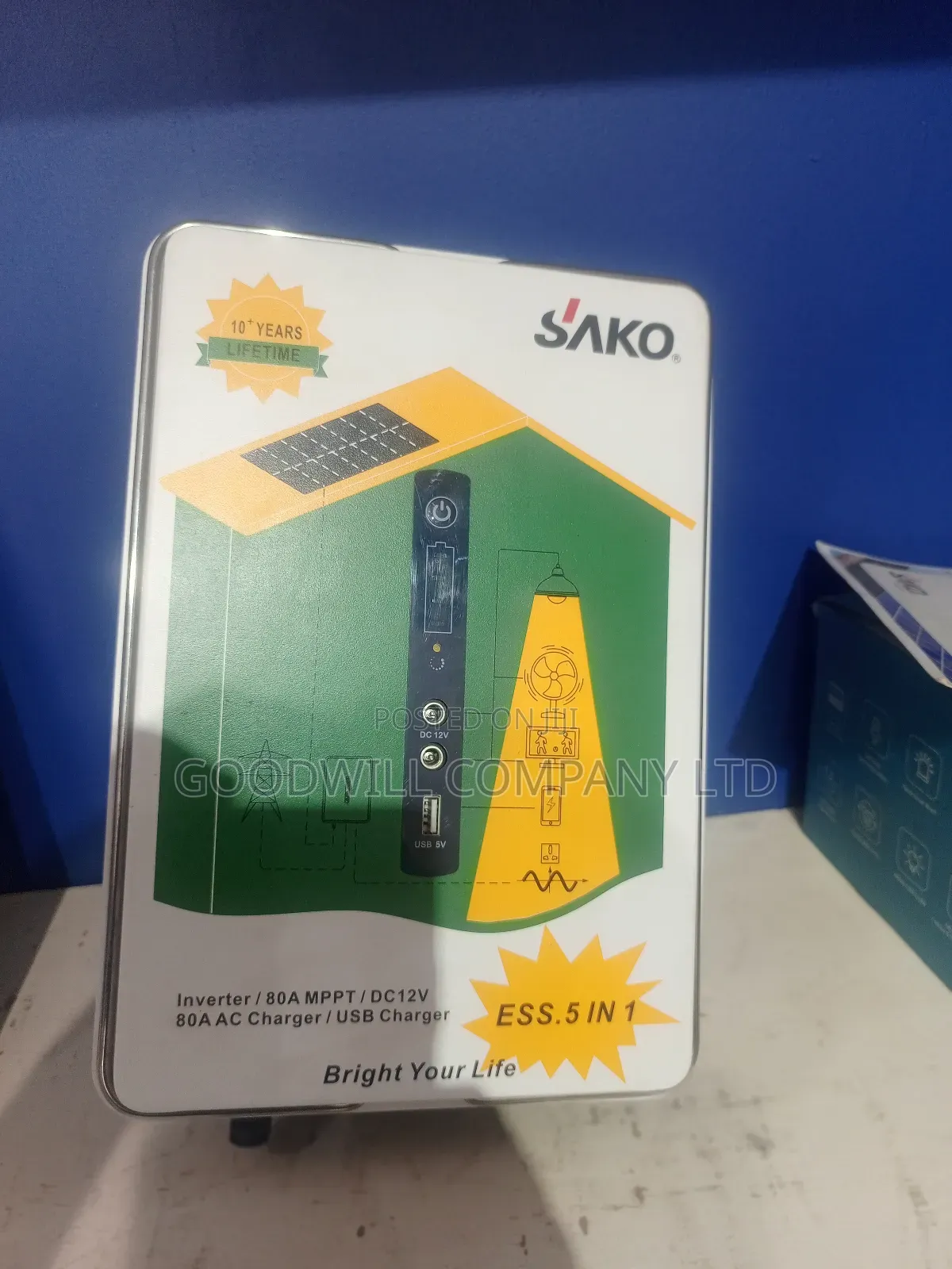 All in One 900wh Lithium Battery 300w Inverter Sako Power Station