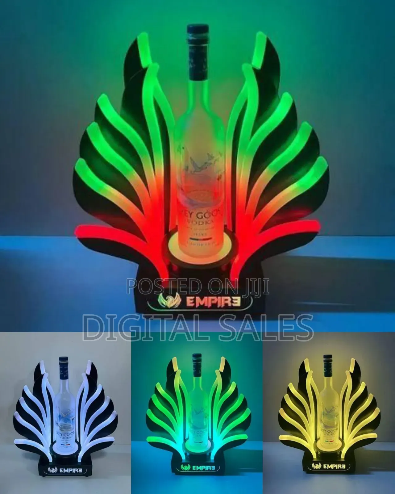 Luxury Led Illuminated Bottle Display Stand