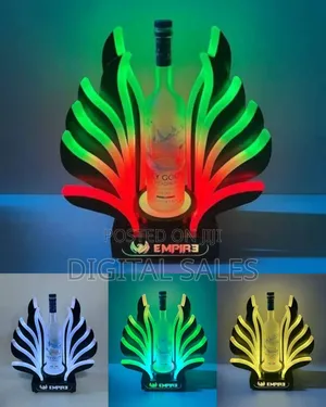 Luxury Led Illuminated Bottle Display Stand