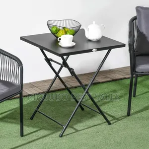 Stylish Folding Glass Table