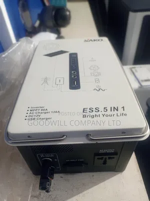All in One 1kwh Lithium Battery 300w Sako Solar/Ac Power Station