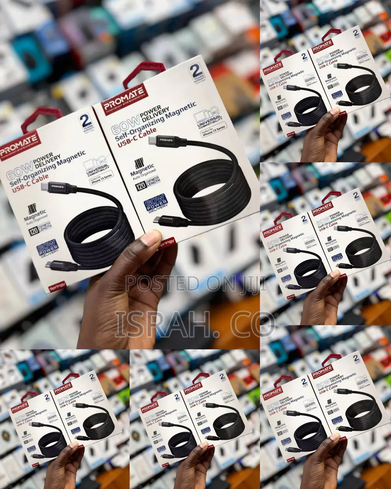 Promate 60w Power Delivery Usb-C Cable