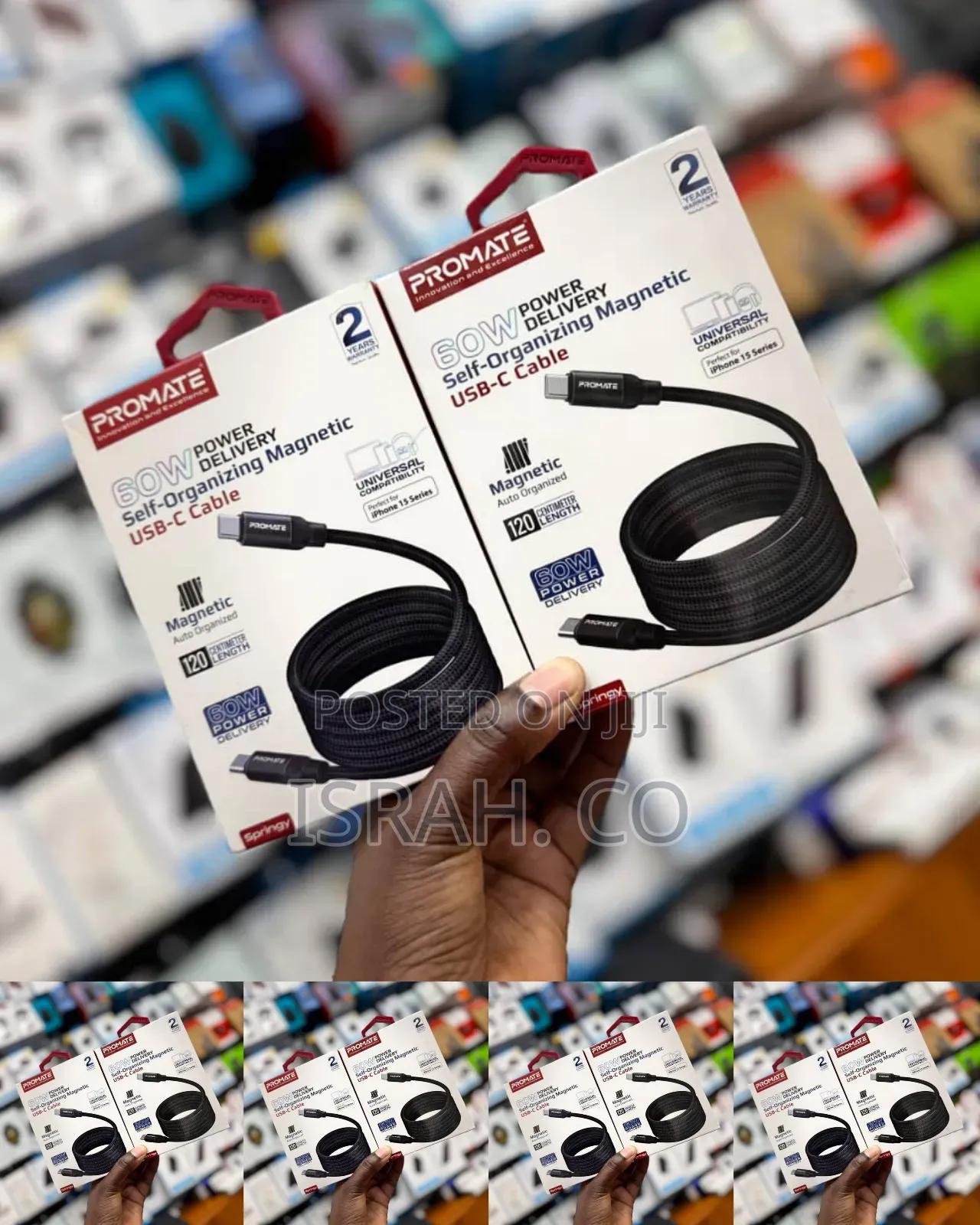 Promate 60w Power Delivery Usb-C Cable