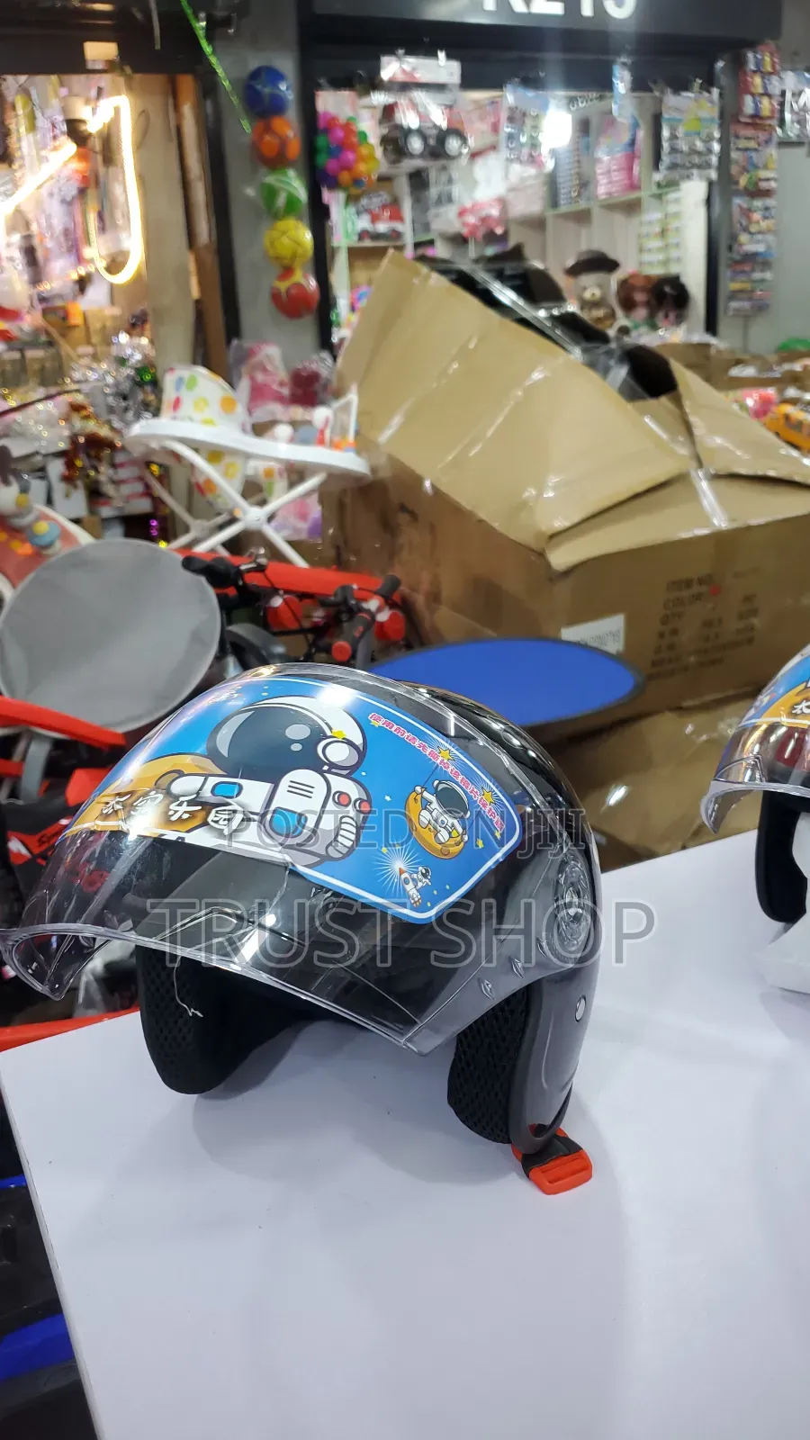 Kids Black Helmet