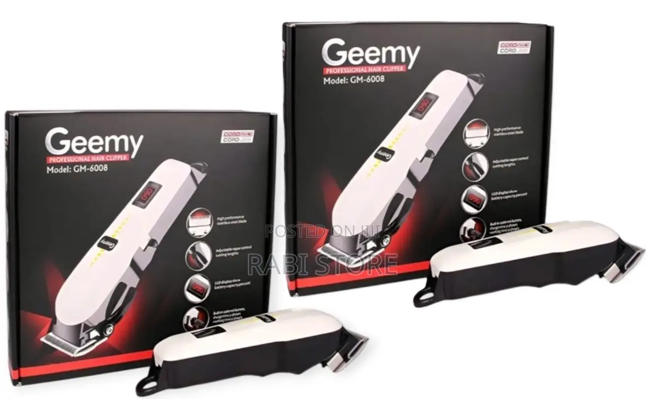 Two Rechargeable Hair Clippers and Trimmers