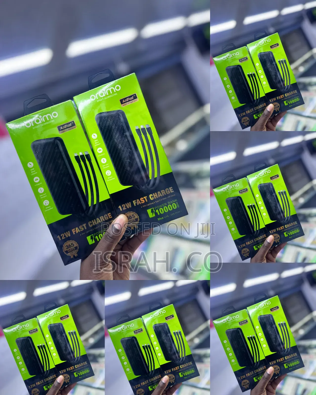 Oraimo 12w Fast Charge Power Bank 10,000mah