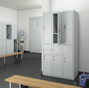 6-Compartment Steel Locker / Filing Cabinet.