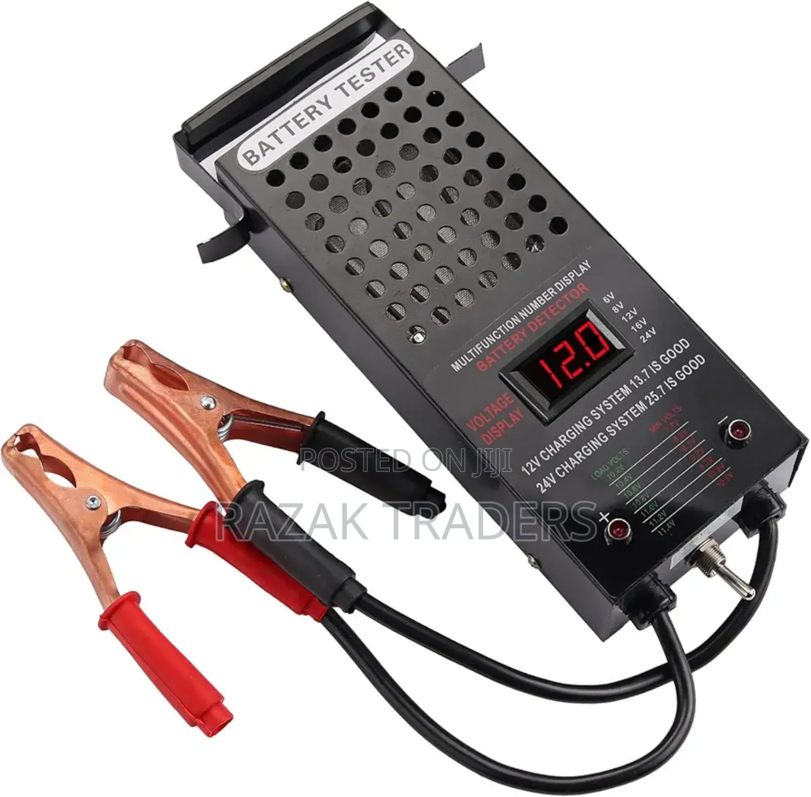 Car Battery Tester, 6/8/12/16/24 v Battery Tester, Car Load Analyzer