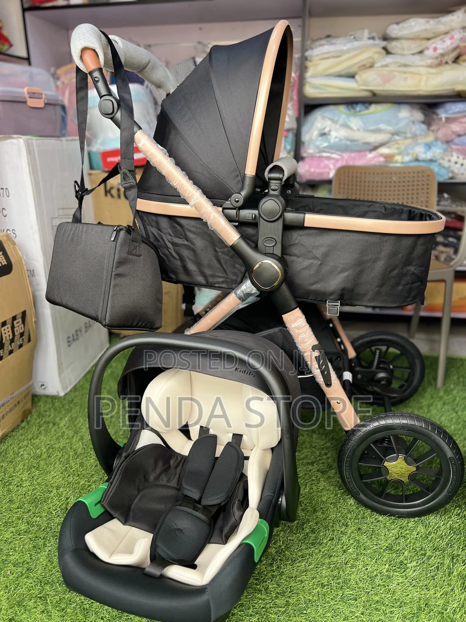 3 in 1 Baby Stroller Set - Refined 3 in 1 Infant Ride Kit
