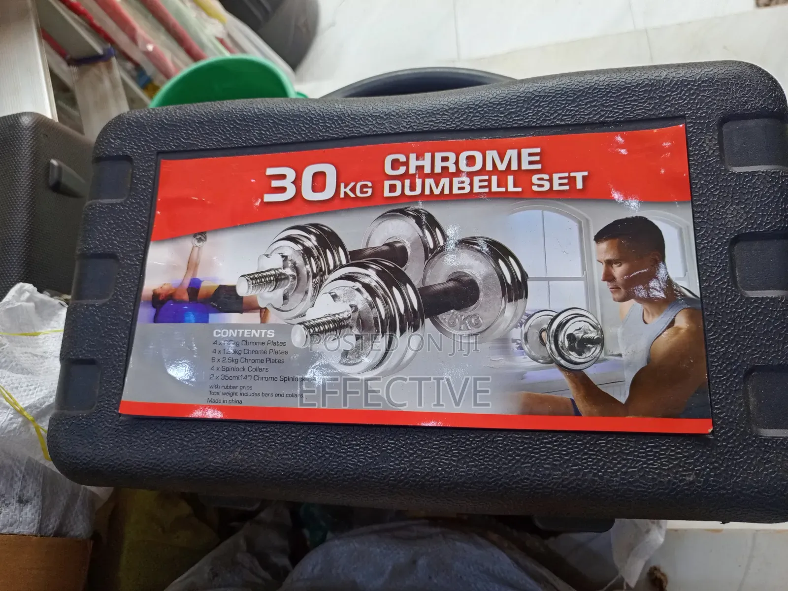 30 Kg Chrome Dumbbell Set.