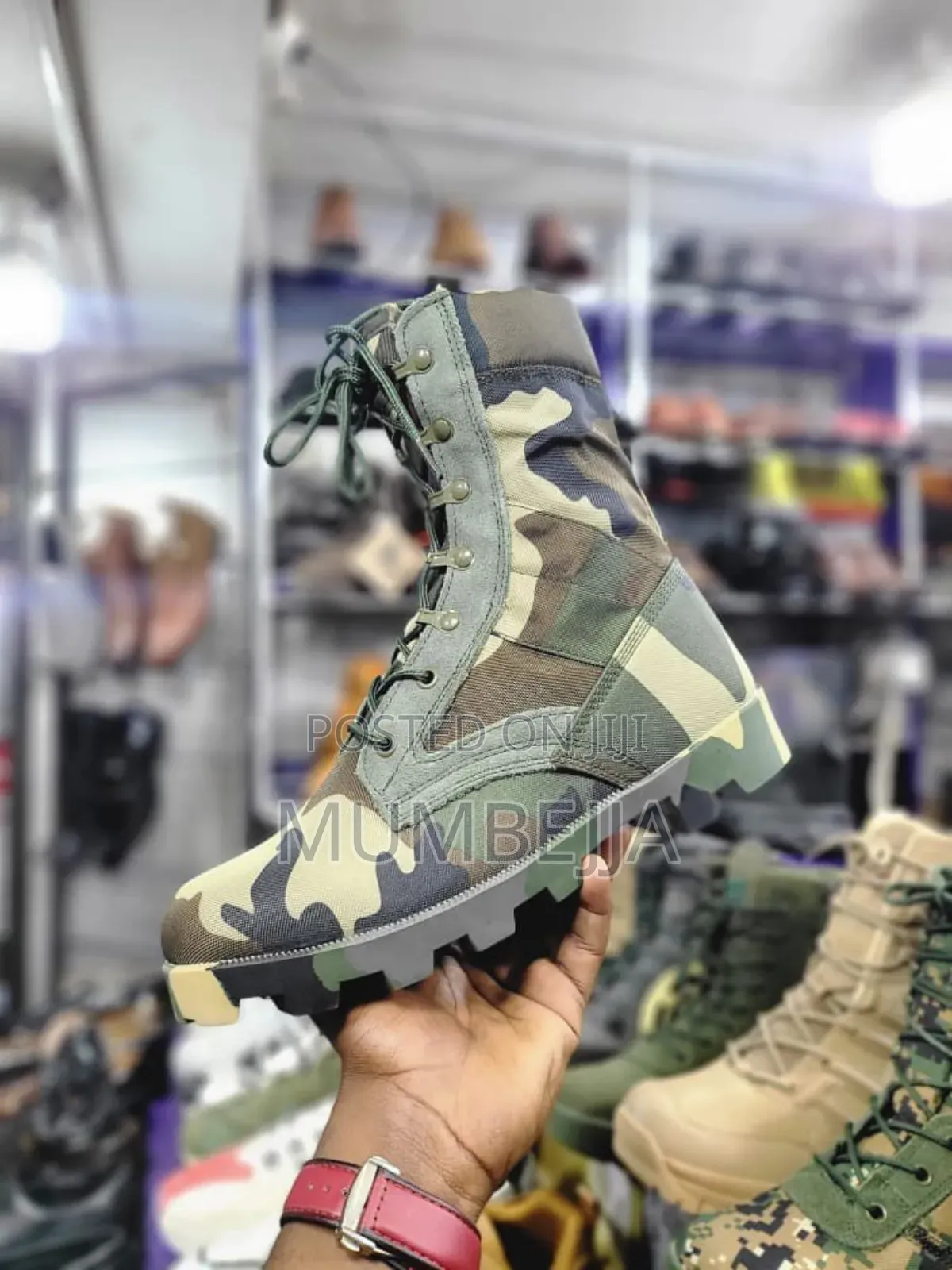 Original High Cut Camouflage Boot