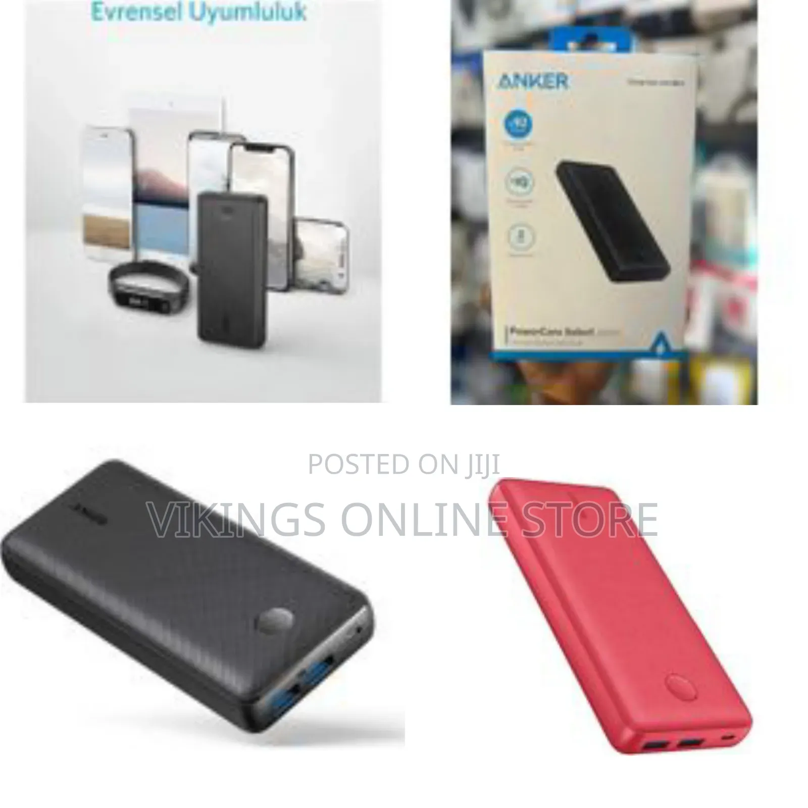 Anker Fast Charge Powercore Select 20000 Mah 2port Qc Power Bank