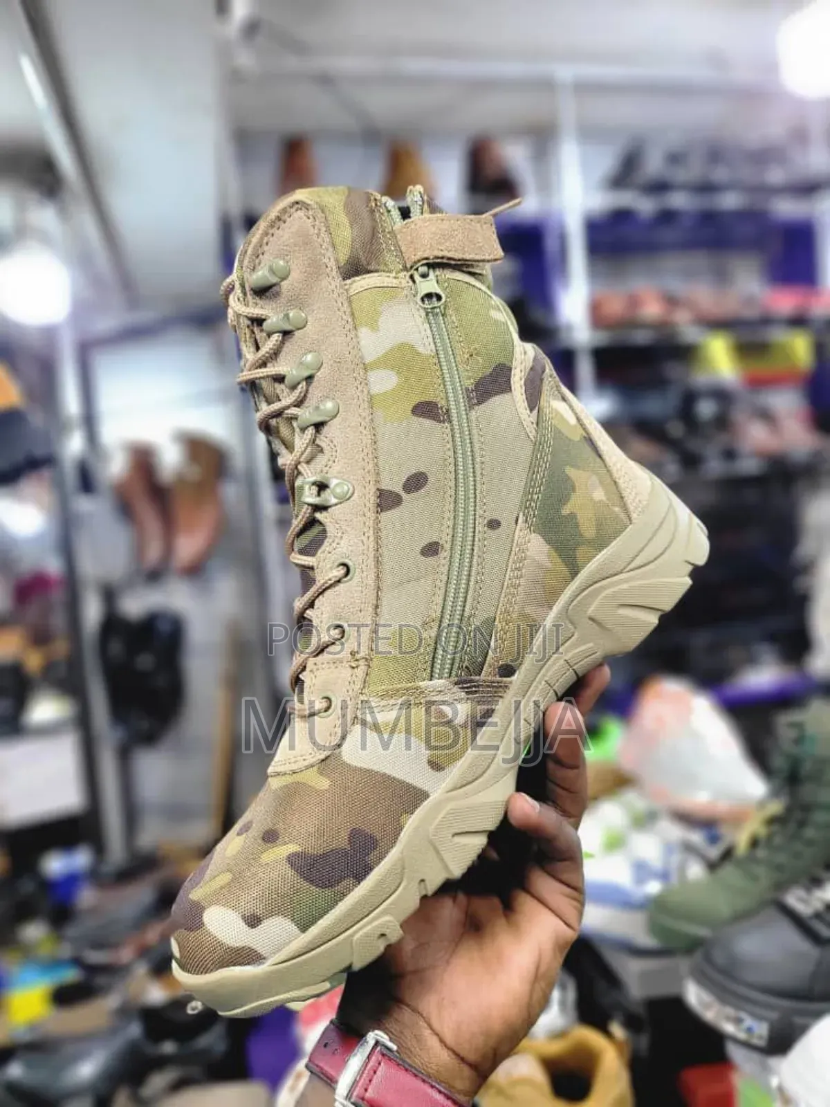 Original Camouflage Combat Boots