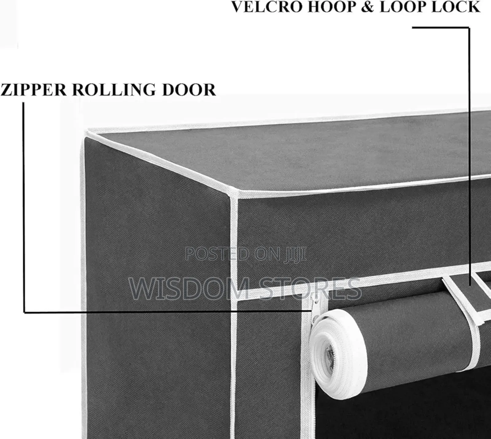 Foldable Wardrobe For Clothes 2 Column