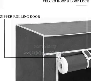 Foldable Wardrobe For Clothes 2 Column