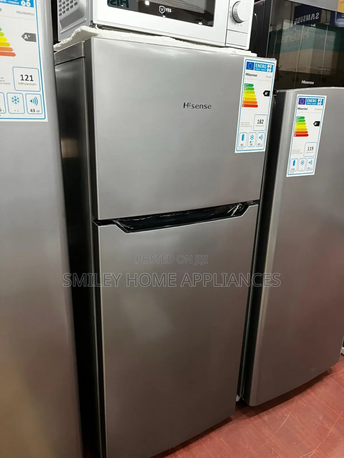 3 Years Warranty on Hisense 160ltrs Defrost Double Door Refrigerator