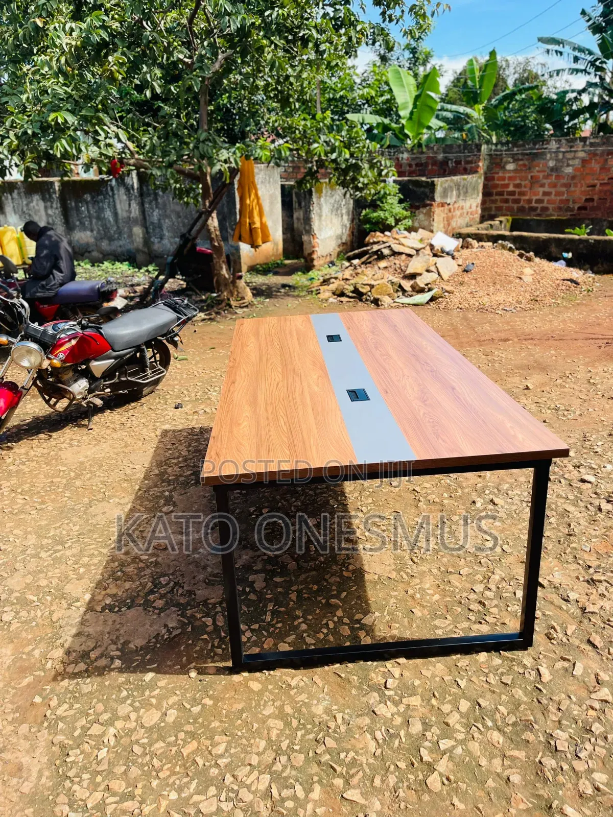 Metallic Conference Table