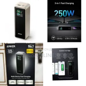 Anker Prime 27,650mah 3-Port 250w Laptop Power Bank Portable Charger