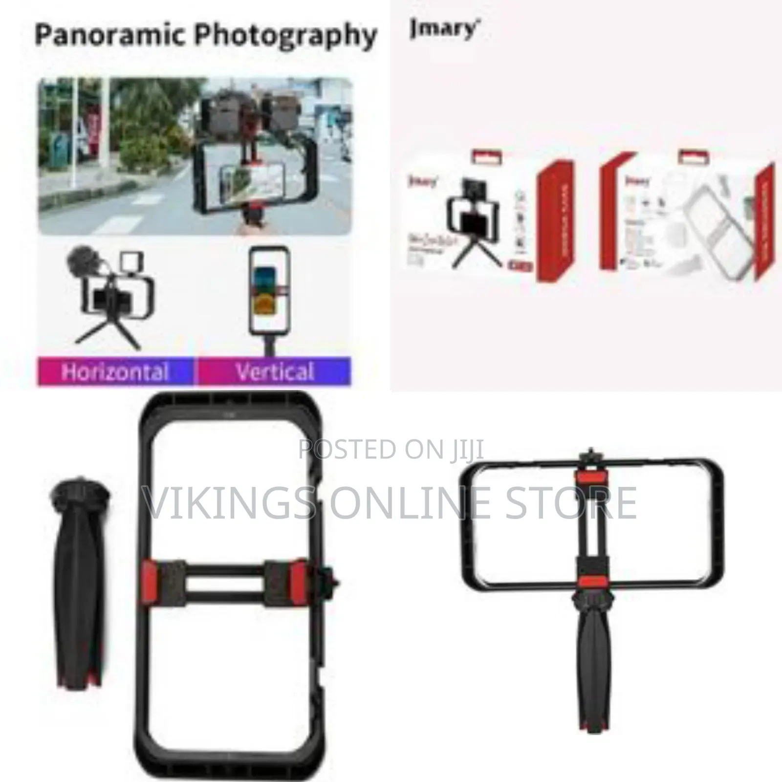 Jmary Handheld Vlogging Video Rig Kit Filmmaking Cage Abs Stabilizer