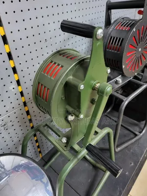 Hand Siren Horn Alarm 120db With Stand, For Camps, Schools