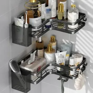2pcs Wall Mounted Showe Caddy Organizer