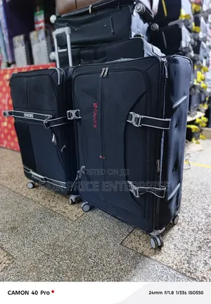 Coeur Cloth Suitcases. Medium Size