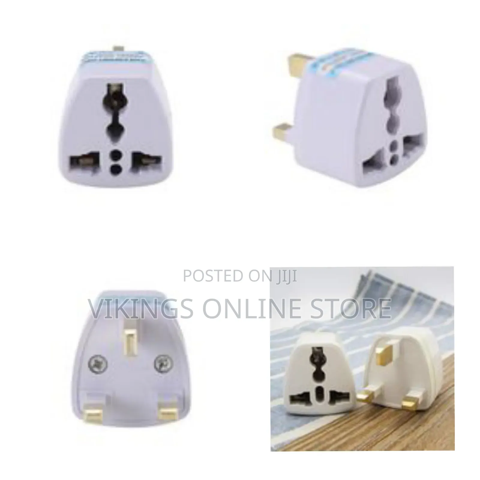 1 Piece Of Uk Plug Adapter 3 Pin Universal Adapter Travel