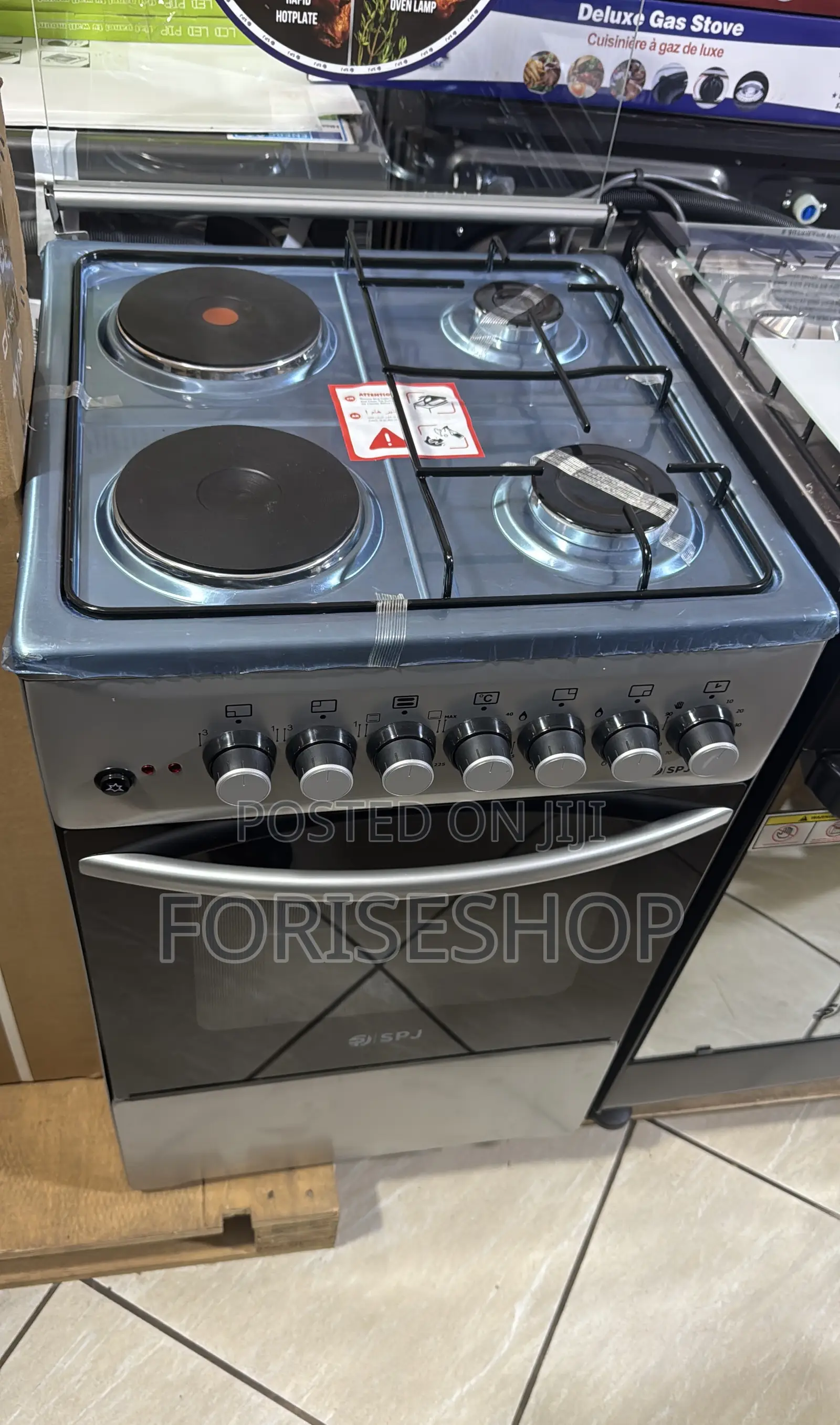 SPJ 2gas 2electric Cooker Turkey (50by50)Cm