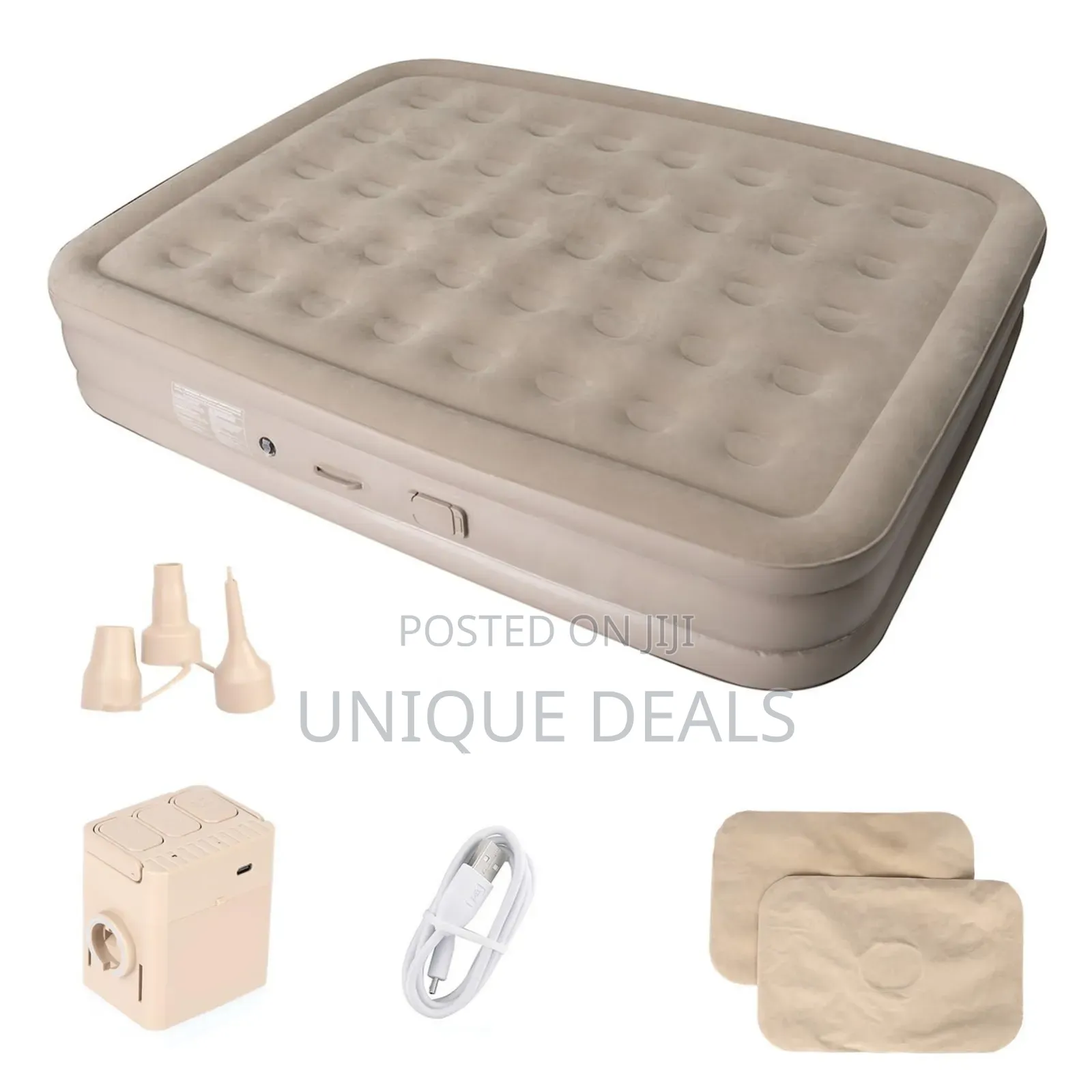 Queen Air Mattress With Built-in Usb Electric Pump