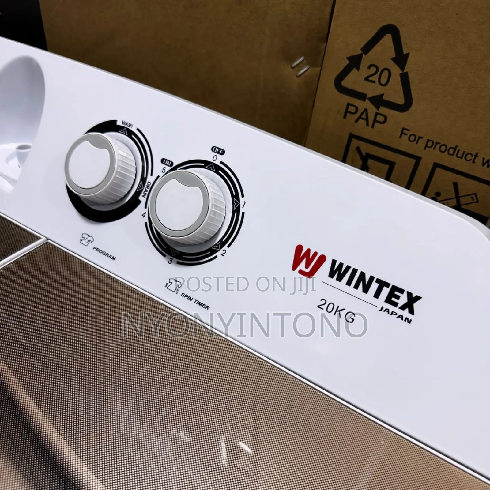 Wintex 20kg Manual Twintub Washing Machine for Big Homes Business