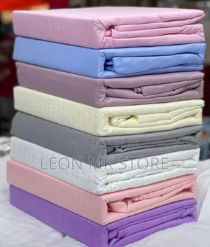 Solid Cotton 4pcs Bedsheets