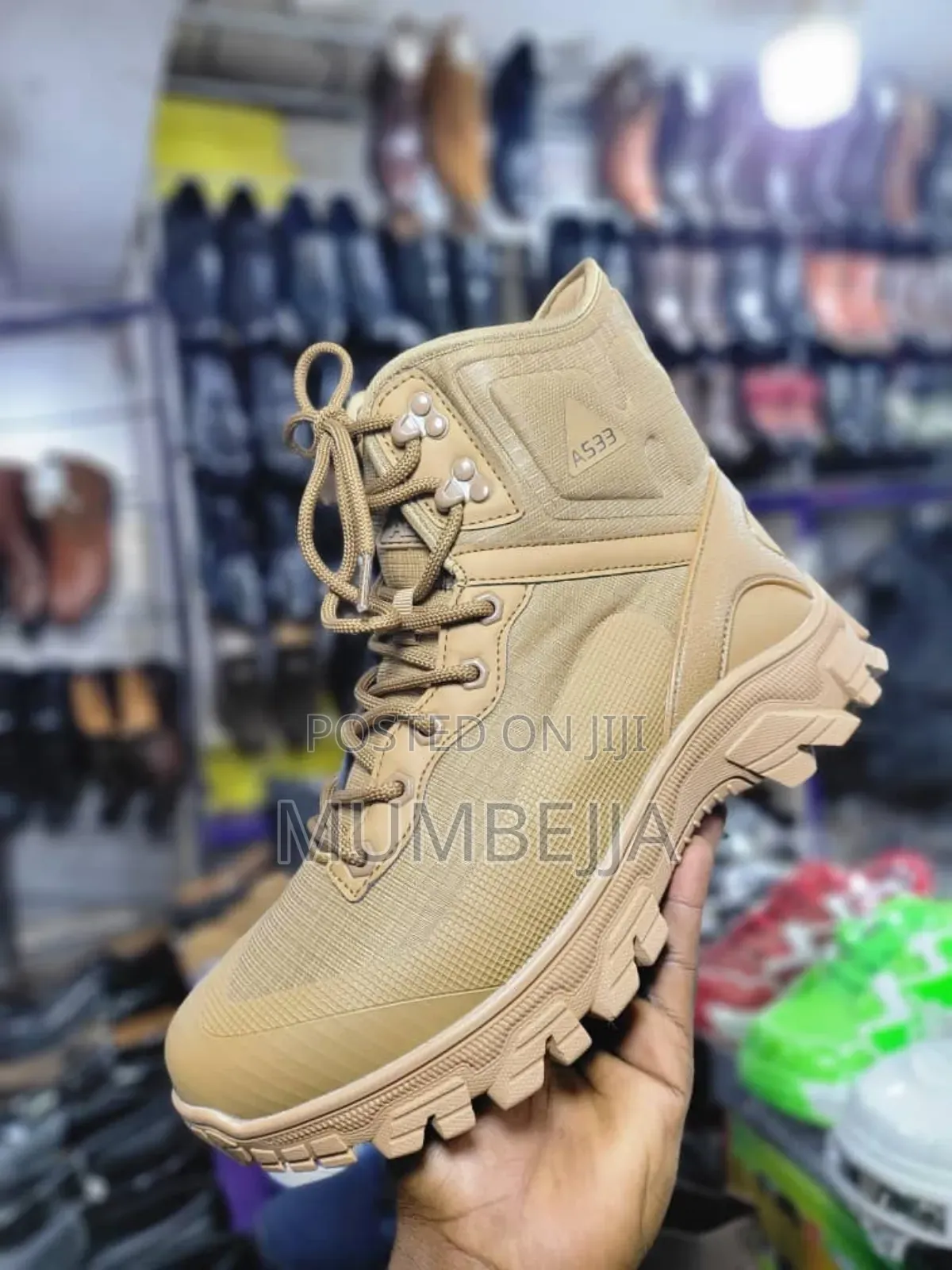 Original Tan Colored As33 Boots