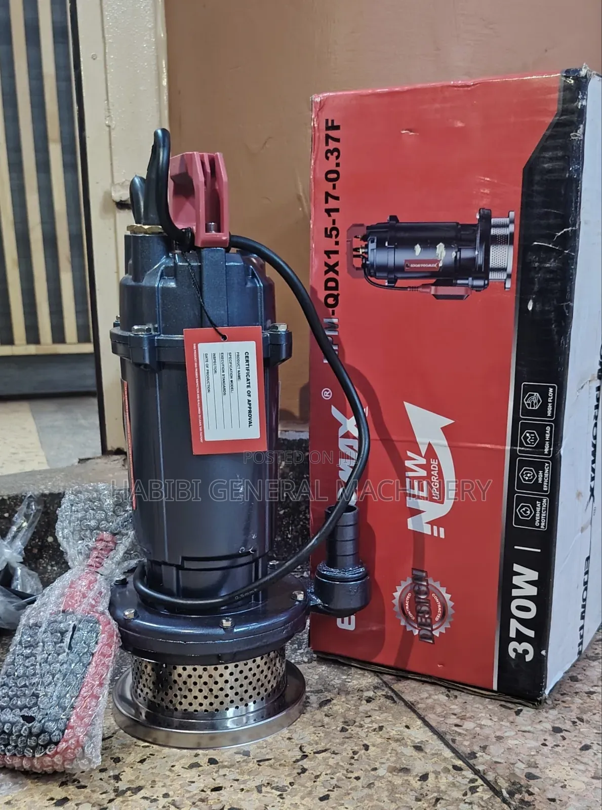 17m Submersible Water Pump(Edon Promax)