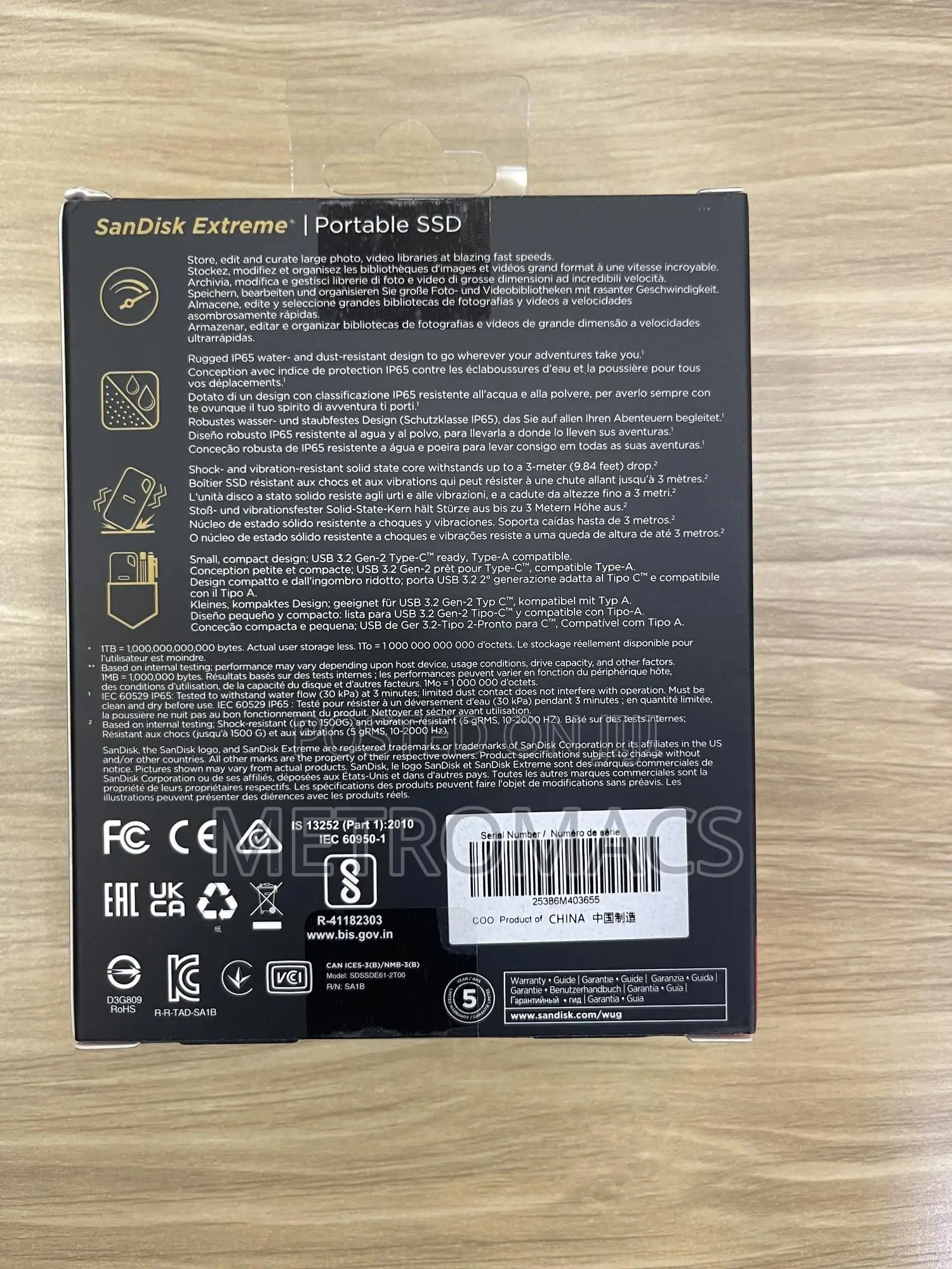 2tb Sandisk Extreme External SSD