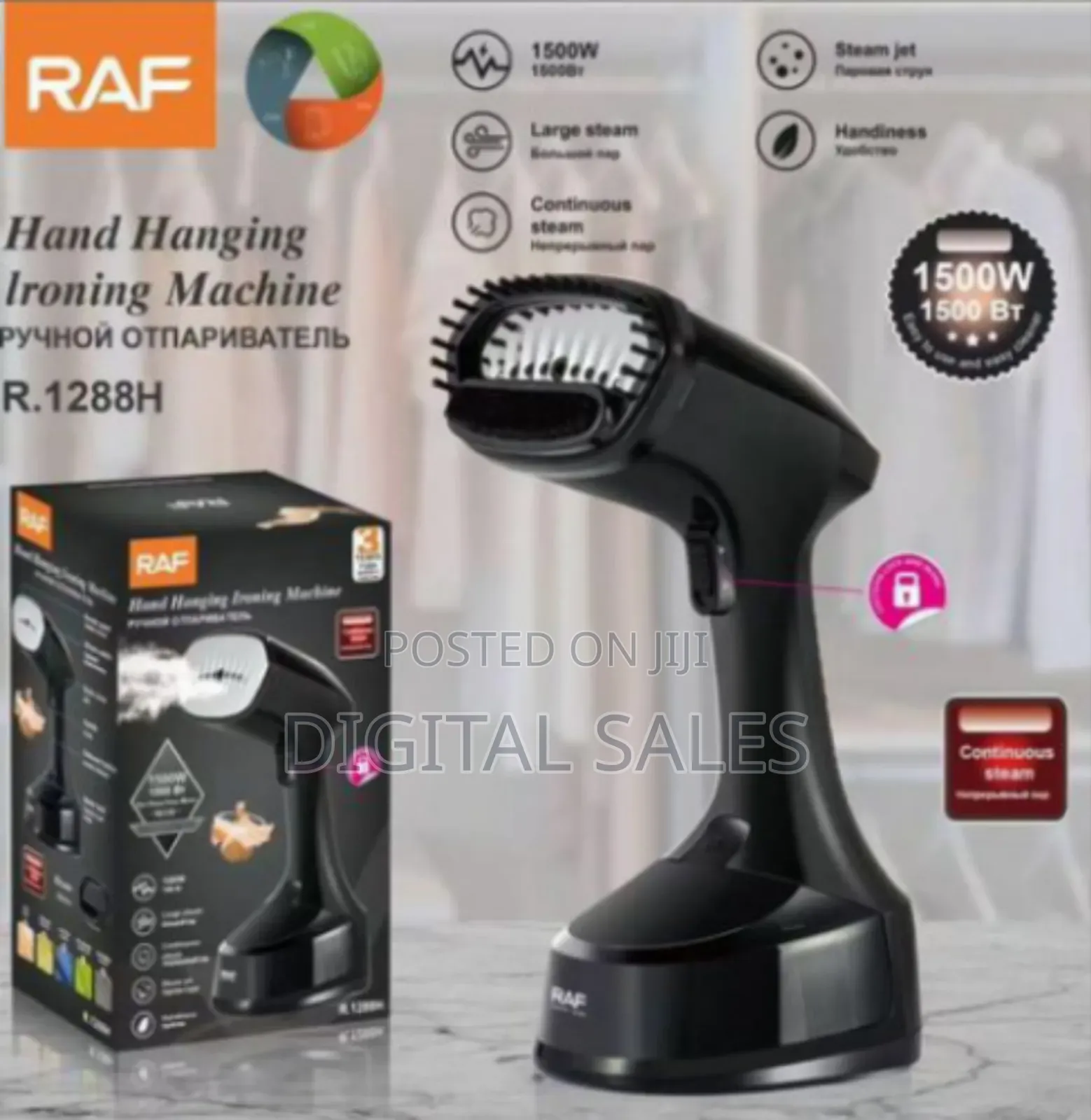 Raf R.1288h Handheld Garment Steamer