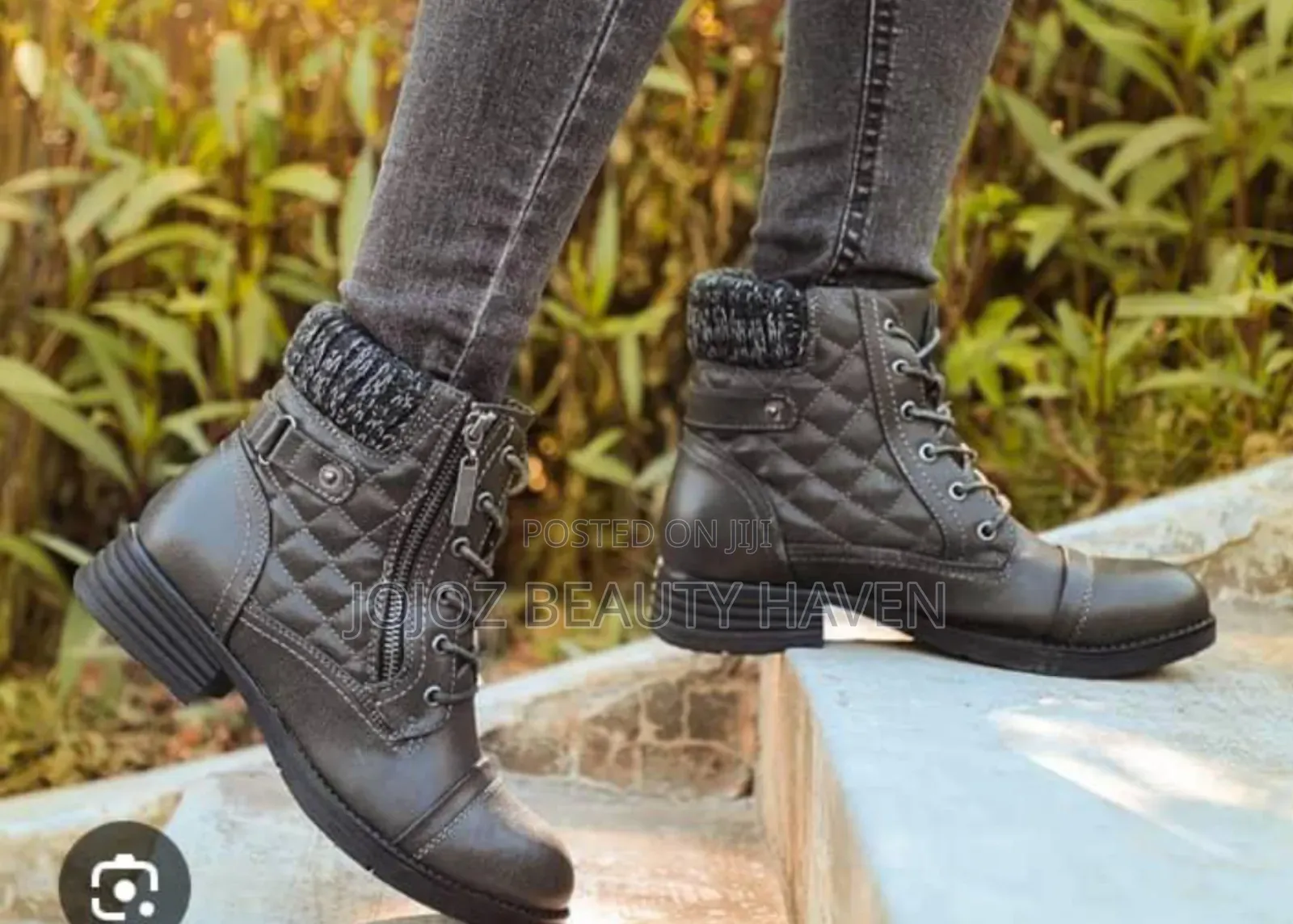 Women's Stylish Boots Grey, Black, Brown