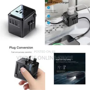 Yesido Type-C Ports Multi-Function Mc10 Universal Travel Adapter Plug