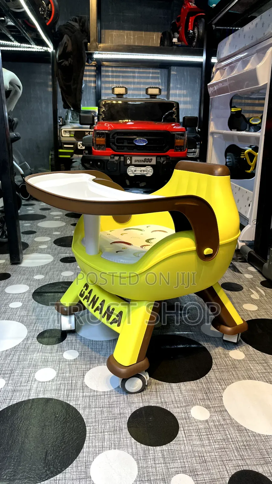 Yellowish Baby Feeding Chair