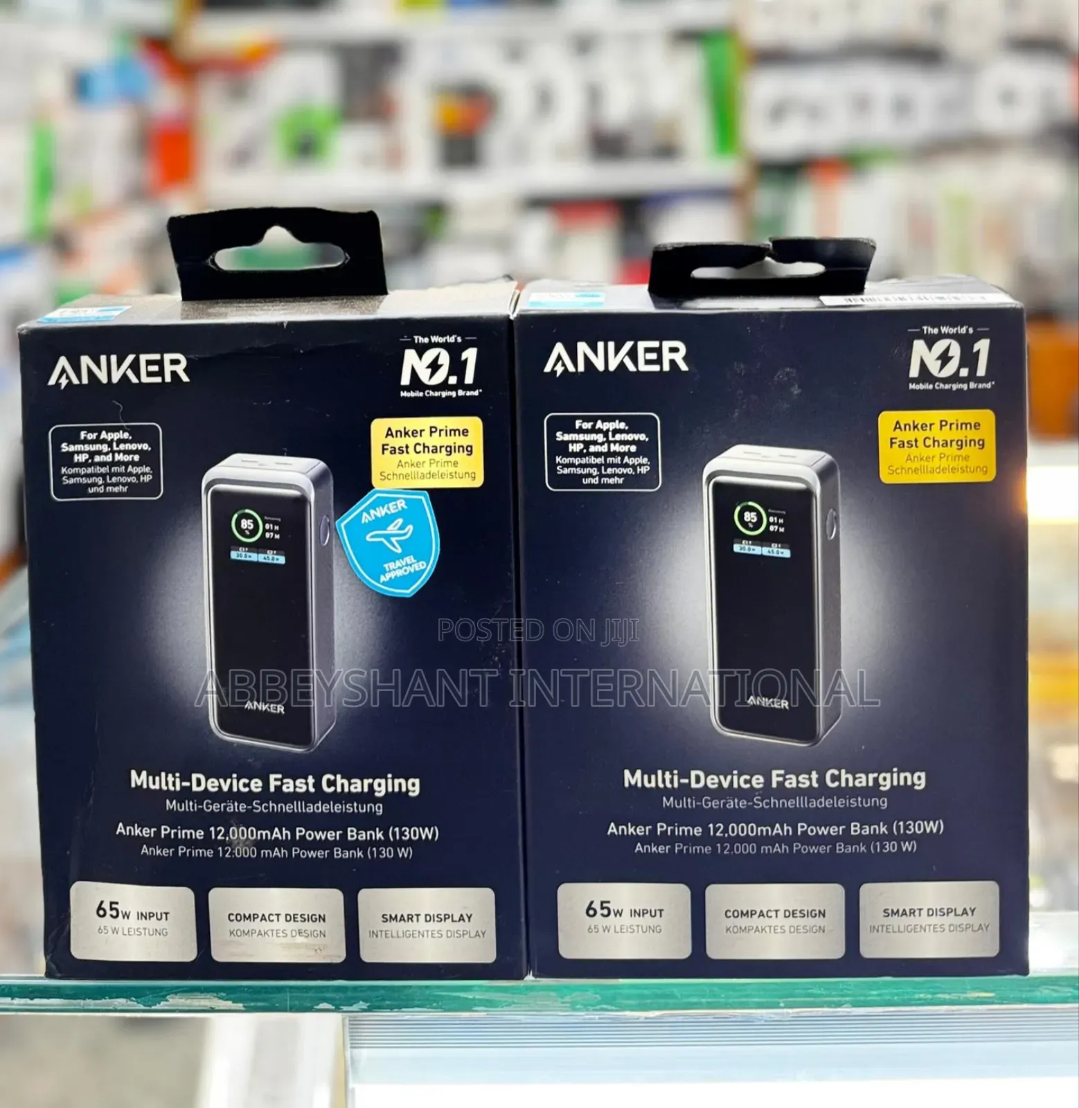 Anker Prime Power Bank 12,000mah Power Bank (130w)