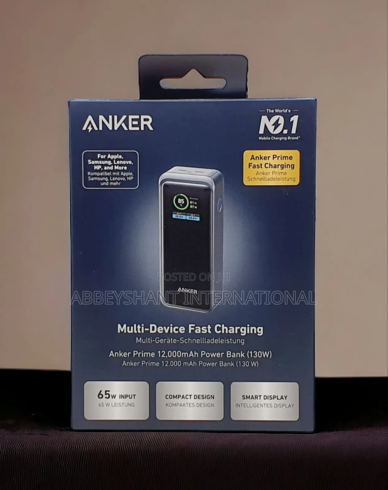 Anker Prime Power Bank 12,000mah Power Bank (130w)
