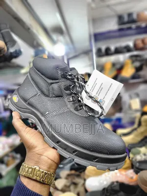 Original S3 Black Leather Safety Boots